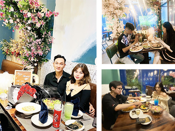 quan com nieu duoc nhieu ban tre lua chon to chuc sinh nhat hen ho